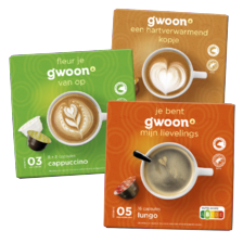 g'woon koffie capsules